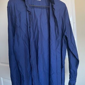 Nordstrom Rack Blue Button Down Shirt